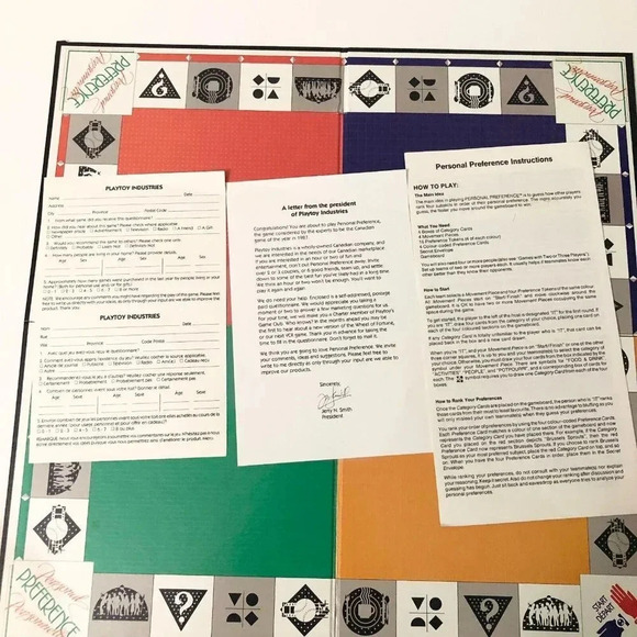1987 Personal Preference  Board Game Playtoy Industries - Picture 8 of 16